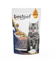 BestPet Jelly Pouch Wet Food For Adult Cats - 85 G