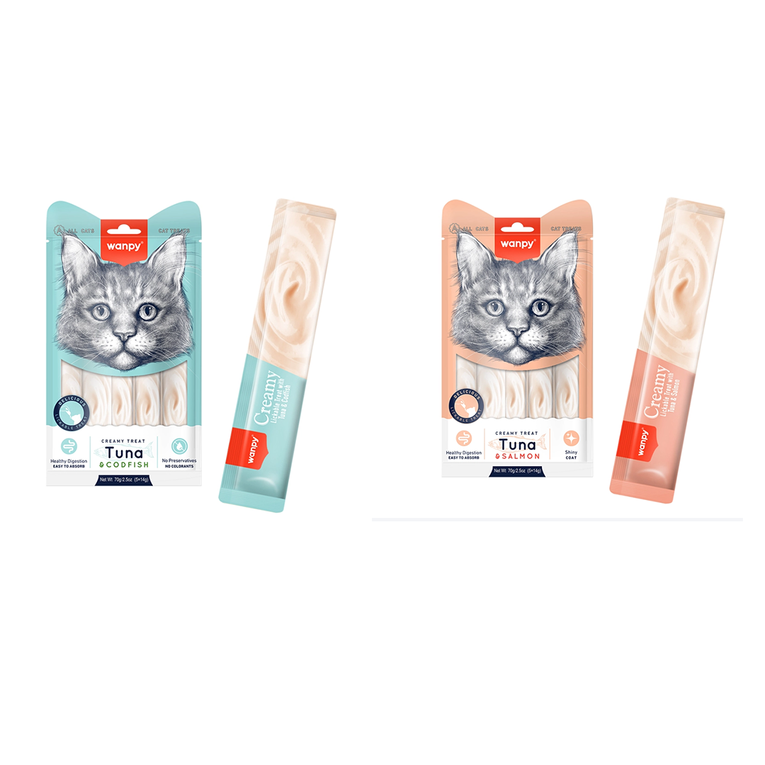2 Wanpy Creamy Treats Bundle