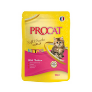 ProCat Soft Chunks In Jelly Pouch For Kittens - 100 G