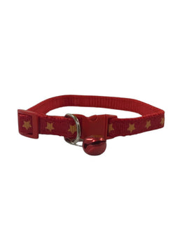 Cat Collar With Stars & Bell