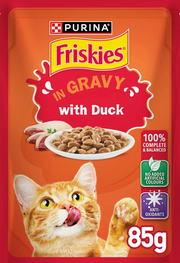 Purina Friskies In Gravy Wet Cat Food Pouch 85G