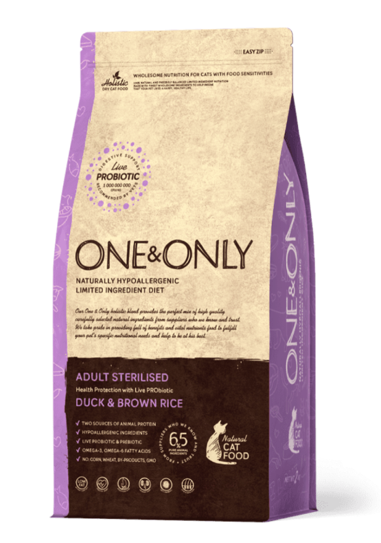 One & Only Dry Food For Adult Cat Sterilized - 2 KG