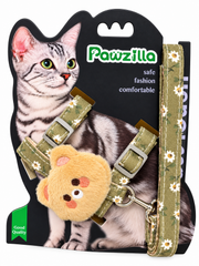 Pawzilla Leash & Vest For Cats