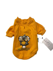 Orgo Sweatshirt With Scotch For Pets Mustard Yellow