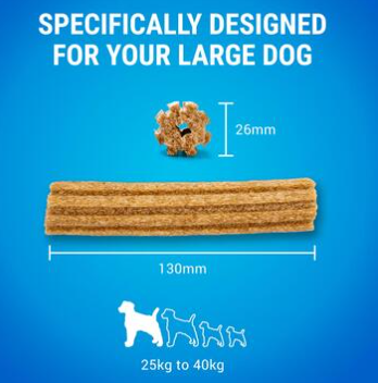 DENTALIFE® Large Dog Dental Dog Chews - 4 Sticks