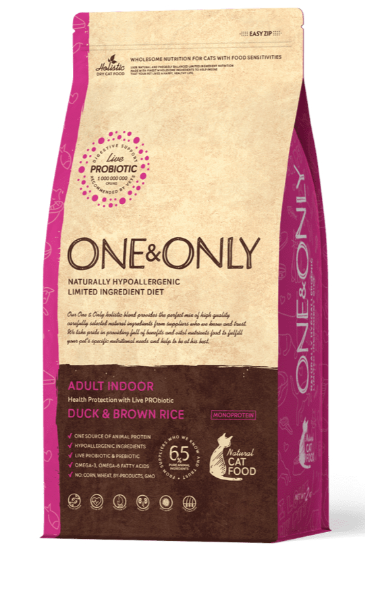 One & Only Dry Food For Adult cat Indoor - 400 G