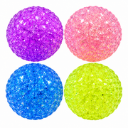 Multi Color Balls With Bells 4 Pcs