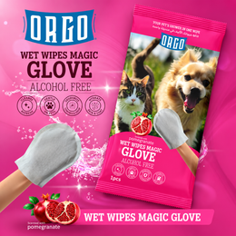 Orgo Wet Wipes Magic Glove Scented - 1 Ps