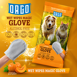 Orgo Wet Wipes Magic Glove Scented - 1 Ps
