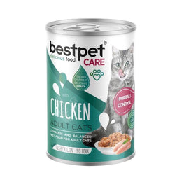 Bestpet Delicious Food For Adult Cat With Chicken Hairball Control 400 G