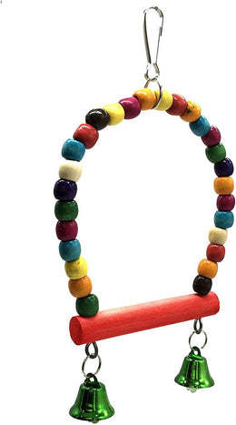 Bird Wooden Colorful Swing