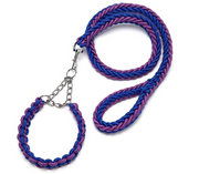 Braided Leash & Collar For Large & Medium Dogs