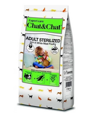 Chat & Chat Cat Dry Food Sterilized Rich In Poultry - 900 G