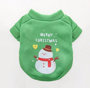 Dark Green Christmas Hoodie For Pets