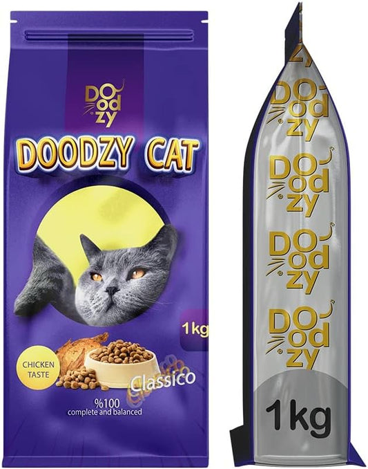 Doodzy Cat Dry Food Classico - 1 KG