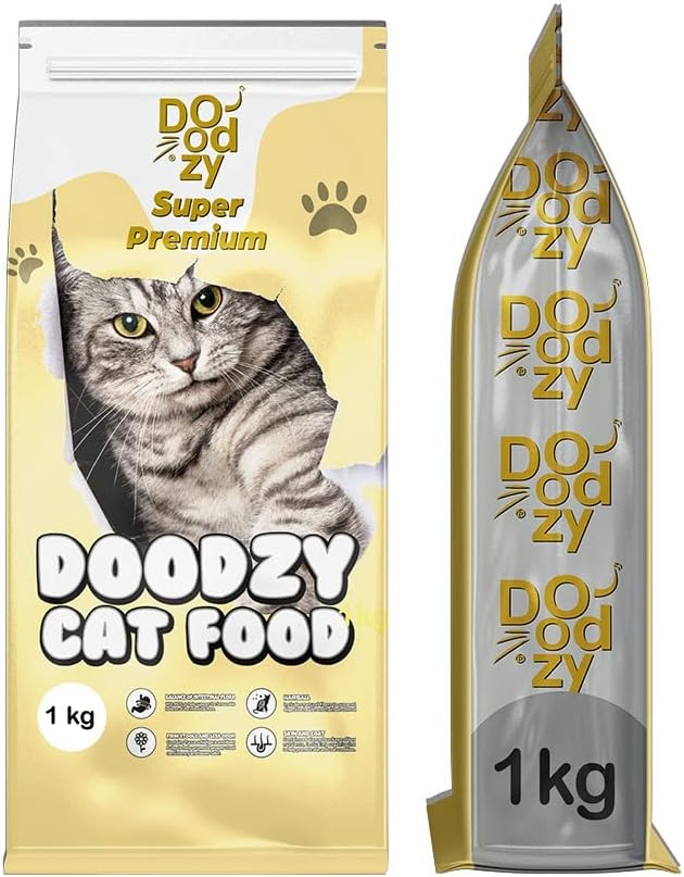 Doodzy Cat Dry Food Super Premium - 1 KG