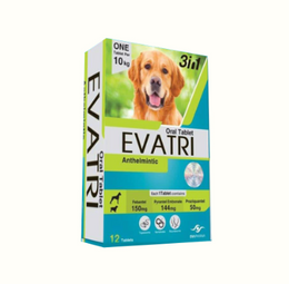 Evatri Deworming Tablets For Dogs 1 Tab