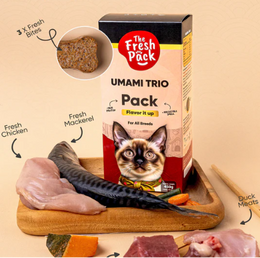 Fresh Pack UMAMI Trio For cats - Collection - 450 Grams - 3PCS