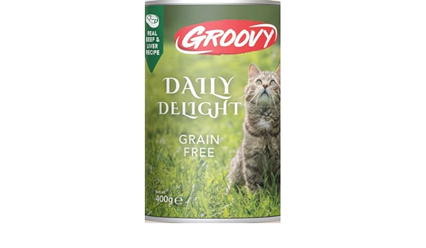 Groovy Wet Food For Cats Daily Delight Beef & Liver - 400 G