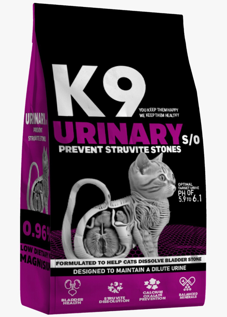 K9 Urinary S/O Dry Cat Food - 2 KG