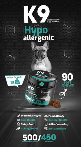 K9 Supplement For Dogs Hypoallergenic - 90 Pcs