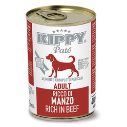 Kippy Pate Dog Wet Food With Beef 400 g