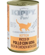 Kippy Pate KItten Wet Food with Chicken With Eggs 400 g