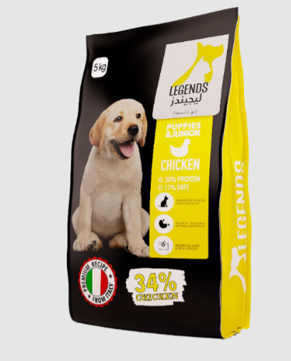 Legends Dry Food For Puppies & Junior Chicken - 5 KG