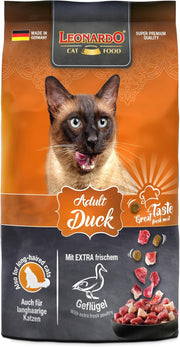 Leonardo Cat Dry Food For Adult With Duck 300 G