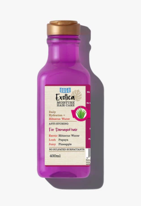 Orgo Exotica For Damaged Hair With Hibiscus Water, Papaya & Pineapple - 400 ml