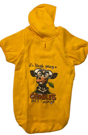 Orgo Hoodie Sweatshirt For Pets Mustard Yellow