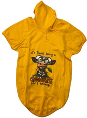 Orgo Hoodie Sweatshirt For Pets Mustard Yellow