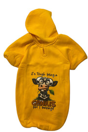 Orgo Hoodie Sweatshirt For Pets Mustard Yellow