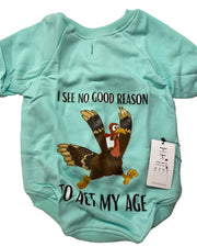 Orgo Sweatshirt With Scotch For Pets Mint Blue