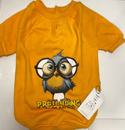 Orgo Sweatshirt With Scotch For Pets Mustard Yellow