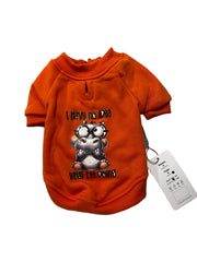 Orgo Sweatshirt With Scotch For Pets Orange