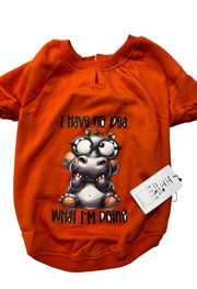 Orgo Sweatshirt With Scotch For Pets Orange