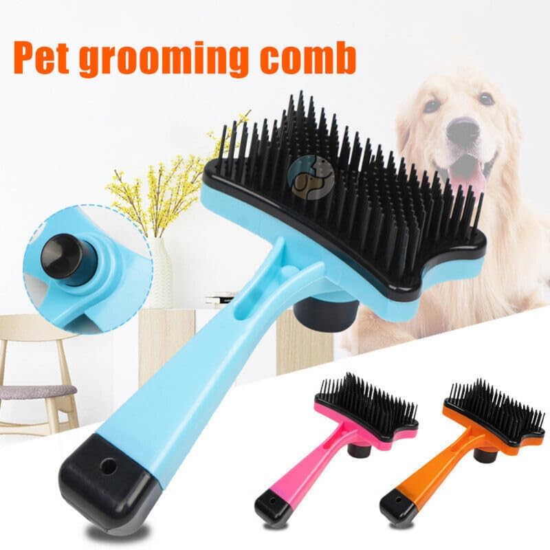 Pet Shedding Brush With Button