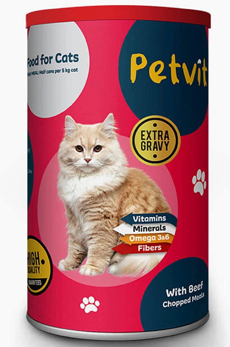 Petvit Wet Food Chunks In Gravy For Cats - 400 G