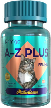 Primigo A-Z Plus Feline With Beef Flavor For Cats - 60 Tab