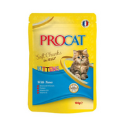 ProCat Soft Chunks In Jelly Pouch For Kittens - 100 G