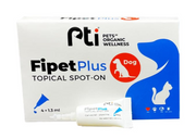 Pti Fipet Plus Topical Spot-on For Small (S) Dogs up to 10Kg 1.3ml
