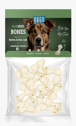 Rawhide Bones For Dogs - Dental & Oral Care