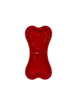 Divided Bone shaped Feeder For Pets