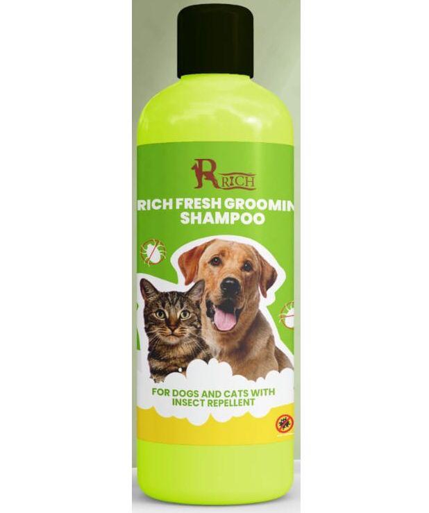 Rich Grooming Shampoo For Insect Repellent For Dogs & Cats - 1 L