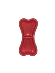 Divided Bone shaped Feeder For Pets