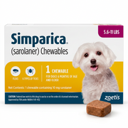 Simparica Chewables Tablets  Anti Flea & Ticks 1 Tab