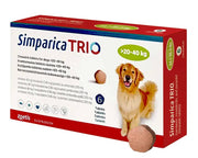 Simparica Trio Flea And Tick Chewable Tablets for Dogs - One Tablet