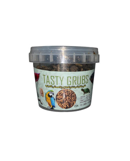 Tasty Grubs Dried Worms For Birds , Fish & Reptiles 125 ml