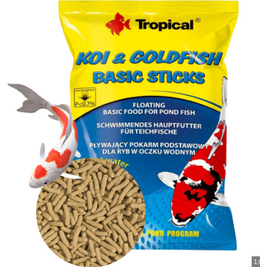 Tropical Koi and Goldfish Basic Sticks - 90 G